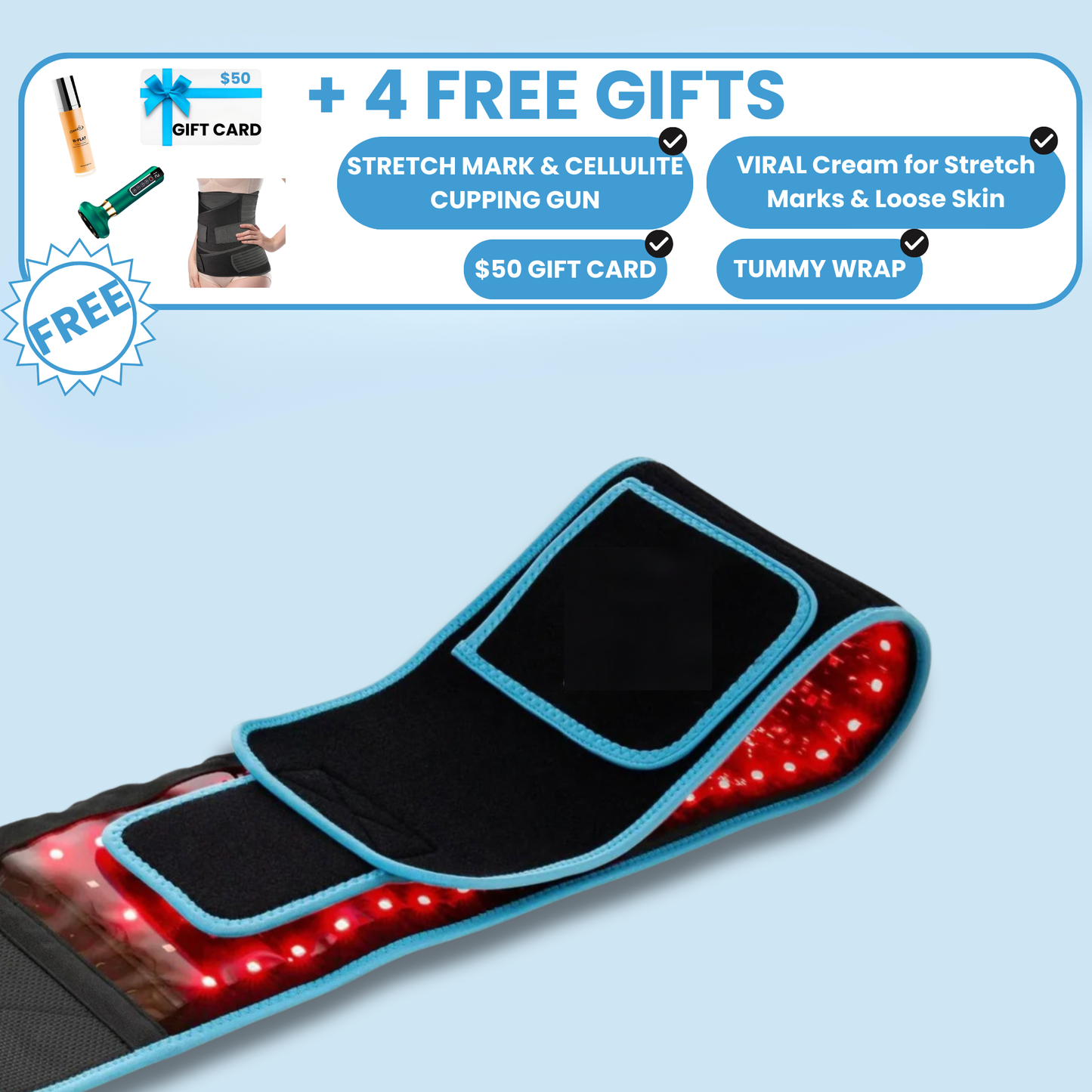 Postpartum Red Light Therapy Wrap